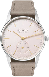 Nomos Glashutte Orion 33 Rose Steel Back Watch 315