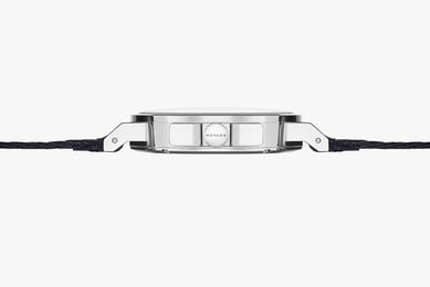 Nomos Glashutte Ahoi Neomatik 38 Date Atlantic Sapphire Crystal Watch