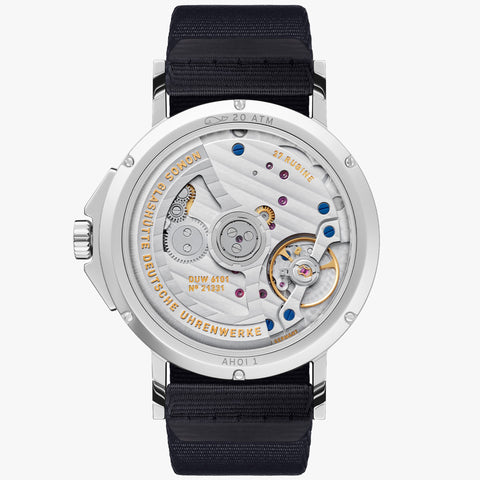 Nomos Glashutte Ahoi Neomatik 38 Date Sky Sapphire Crystal Watch