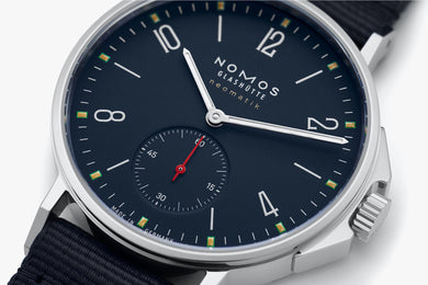 Nomos Glashutte Ahoi Neomatik Atlantic Steel Back Watch