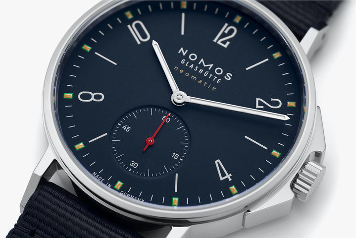 Nomos Glashutte Ahoi Neomatik Atlantic Steel Back Watch