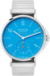 Nomos Glashutte Ahoi Neomatik Siren Blue Sapphire Crystal Watch 562 SPORT BRACELET