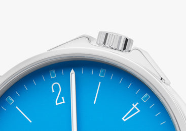 Nomos Glashutte Ahoi Neomatik Siren Blue Sapphire Crystal Watch