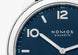 Nomos Glashutte Club Automat Datum Atlantik Sapphire Crystal Watch