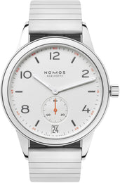 Nomos Glashutte Club Automat Datum Sapphire Crystal Watch 775 SPORT BRACELET