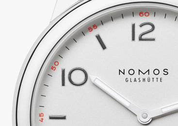 Nomos Glashutte Club Automat Datum Sapphire Crystal Watch