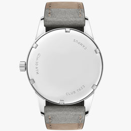 Nomos Glashutte Club Campus 38 Cream Coral Steel Back Watch
