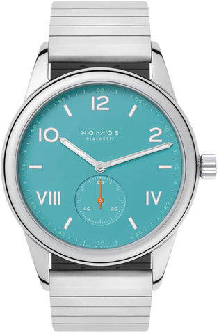 Nomos Glashutte Club Campus 38 Endless Blue Sapphire Crystal Watch 724.GB&nbsp;SPORT BRACELET