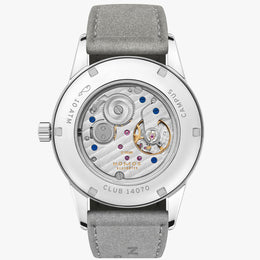 Nomos Glashutte Club Campus 38 Endless Blue Sapphire Crystal Watch