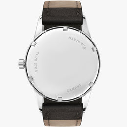 Nomos Glashutte Club Campus 38 Future Orange Steel Back Watch