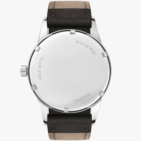 Nomos Glashutte Club Campus 38 Future Orange Steel Back Watch