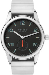 Nomos Glashutte Club Campus 38 Nacht Sapphire Crystal Watch 738 SPORT BRACELET