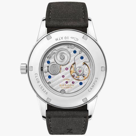 Nomos Glashutte Club Campus 38 Nacht Sapphire Crystal Watch