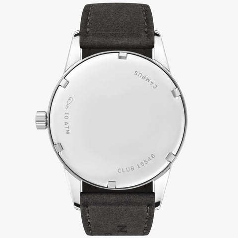 Nomos Glashutte Club Campus 38 Nacht Steel Back Watch