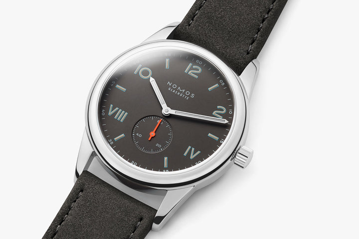 Nomos Glashutte Club Campus 38 Nacht Steel Back Watch