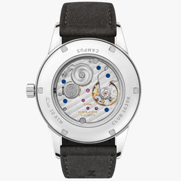 Nomos Glashutte Club Campus 38 Nigh Sky Steel Back Watch