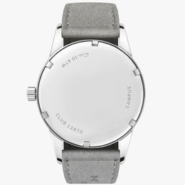 Nomos Glashutte Club Campus 38 Nonstop Red Steel Back Watch