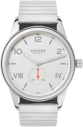 Nomos Glashutte Club Campus 38 Steel Back Watch 735 SPORT BRACELET