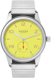 Nomos Glashutte Club Campus 38 Starlight Steel Back Watch 721 SPORT BRACELET