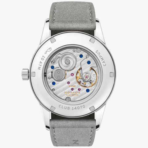 Nomos Glashutte Club Campus 38 Starlight Sapphire Crystal Watch