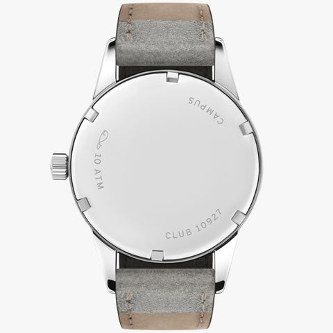 Nomos Glashutte Club Campus Deep Pink Steel Back Watch