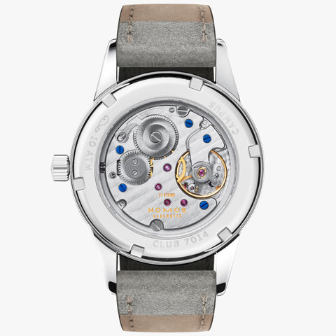 Nomos Glashutte Club Campus Deep Pink Sapphire Crystal Watch