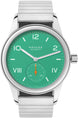 Nomos Glashutte Club Campus Electric Green Sapphire Crystal Watch 715.GB SPORT BRACELET