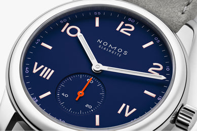 Nomos Glashutte Club Campus Night Sky Steel Back Watch