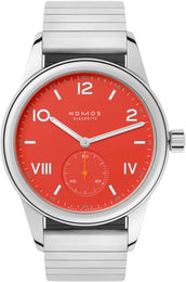 Nomos Glashutte Club Campus Nonstop Red Sapphire Crystal Watch 716.GB SPORT BRACELET