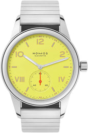 Nomos Glashutte Club Campus Starlight Steel Back Watch 718 SPORT BRACELET