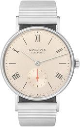 Nomos Glashutte Ludwig 33 Champagne Sapphire Crystal Watch 248 BRACELET