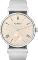 Nomos Glashutte Ludwig 33 Champagne Steel Back Watch 247 BRACELET