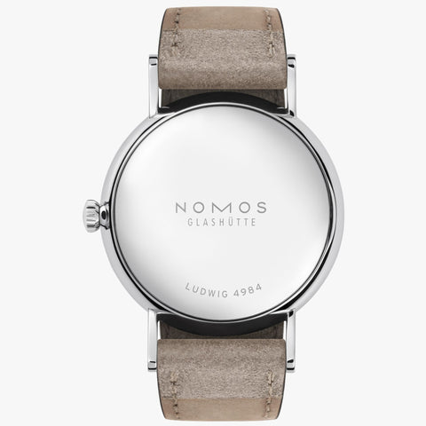 Nomos Glashutte Ludwig 33 Duo Steel Back Watch