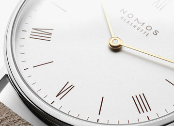 Nomos Glashutte Ludwig 33 Duo Steel Back Watch