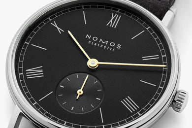 Nomos Glashutte Ludwig 33 Noir Sapphire Crystal Watch