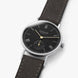 Nomos Glashutte Ludwig 33 Noir Steel Back Watch
