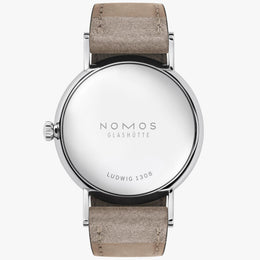 Nomos Glashutte Ludwig 33 Steel Back Watch