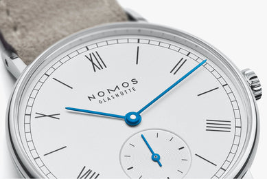 Nomos Glashutte Ludwig 33 Steel Back Watch