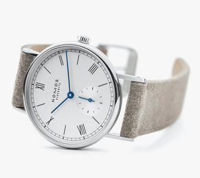 Nomos Glashutte Ludwig 33 Steel Back Watch