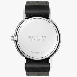 Nomos Glashutte Ludwig 38 Steel Back Watch