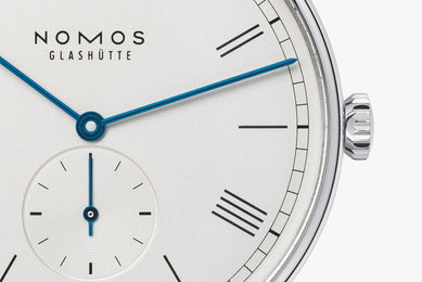 Nomos Glashutte Ludwig 38 Steel Back Watch