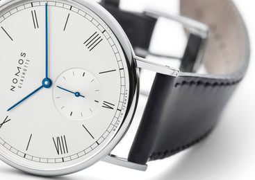 Nomos Glashutte Ludwig 38 Steel Back Watch