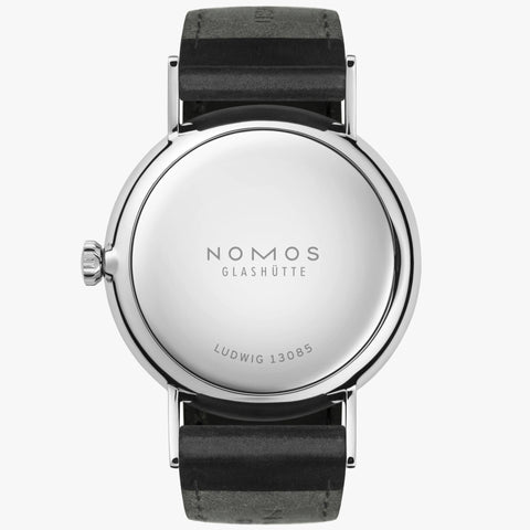 Nomos Glashutte Ludwig Steel Back Watch