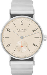 Nomos Glashutte Tangente 33 Champagne Sapphire Crystal Watch 151 BRACELET