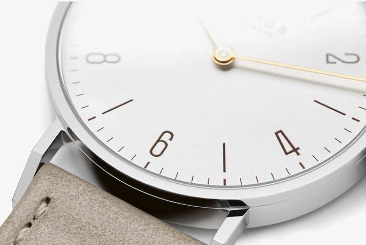 Nomos Glashutte Tangente 33 Duo Steel Back Watch