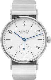 Nomos Glashutte Tangente 33 Steel Back Watch 122 BRACELET