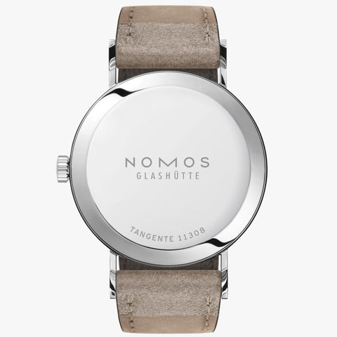 Nomos Glashutte Tangente 33 Steel Back Watch