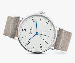 Nomos Glashutte Tangente 33 Steel Back Watch