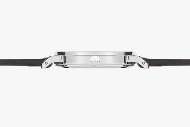 Nomos Glashutte Tangente 33 Steel Back Watch