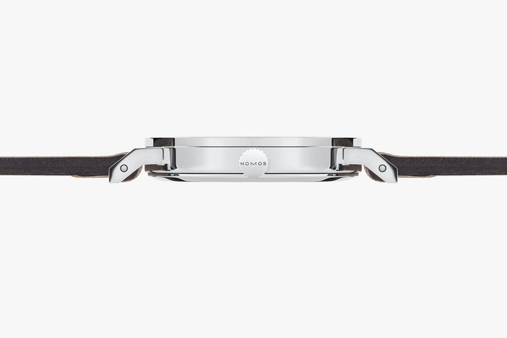 Nomos Glashutte Tangente 33 Steel Back Watch